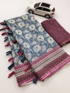 MG 250 Digital Printed Pure Linen Non Catalog Sarees Wholesale Clothing Suppliers In India